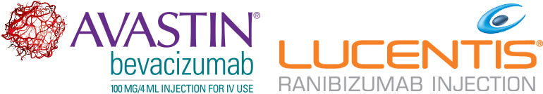 Avastin and Lucentis Logos